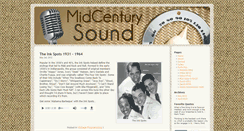 Desktop Screenshot of midcenturysound.com
